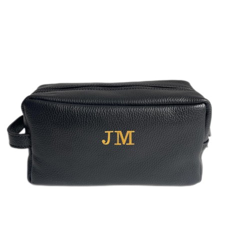 Neceser de piel para hombre personalizado