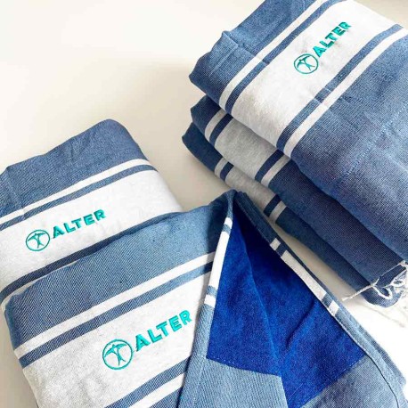 Detalles corporativos toallas con logo