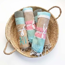 Toalla personalizada de colores vivos Maldivas
