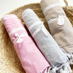 Toallas de playa personalizadas con iniciales