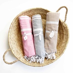Toallas de playa personalizadas con iniciales