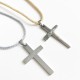 Cruz de acero grabada para Comunión