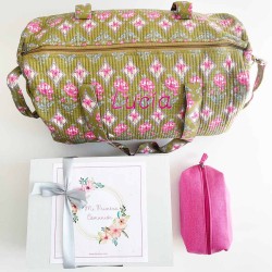 Regalo de comunión para niña bolsa india y neceser