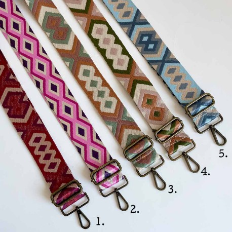 Correa colorida para bolsos