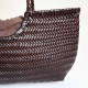 Bolso cuero trenzado