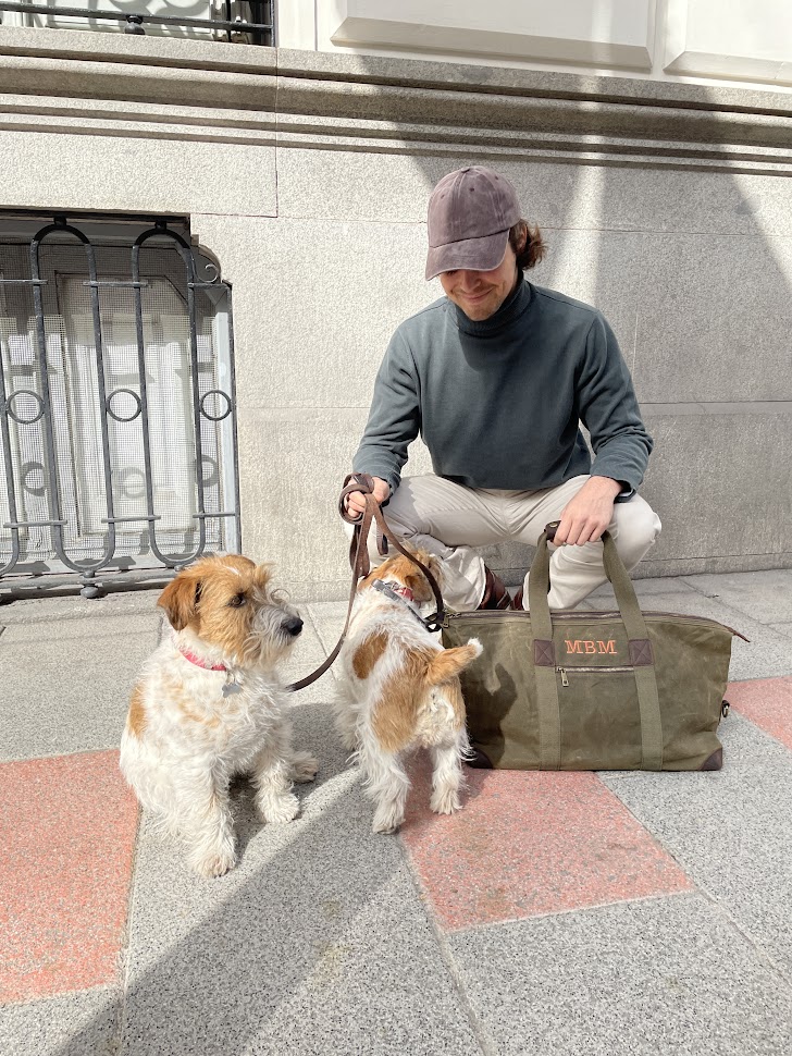 Bolsa viaje personalizada fin de semana encerada